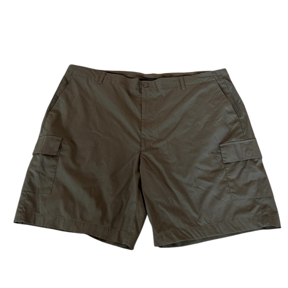 Roundtree & Yorke Performance Classic Fit Shorts Front Stone 50W Gray Outdoor